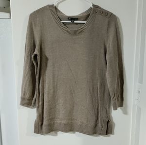 Light brown gap sweater